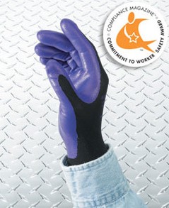 KLEENGUARD* G40 PURPLE NITRILE* Foam Coated Gloves (Pair) 40227